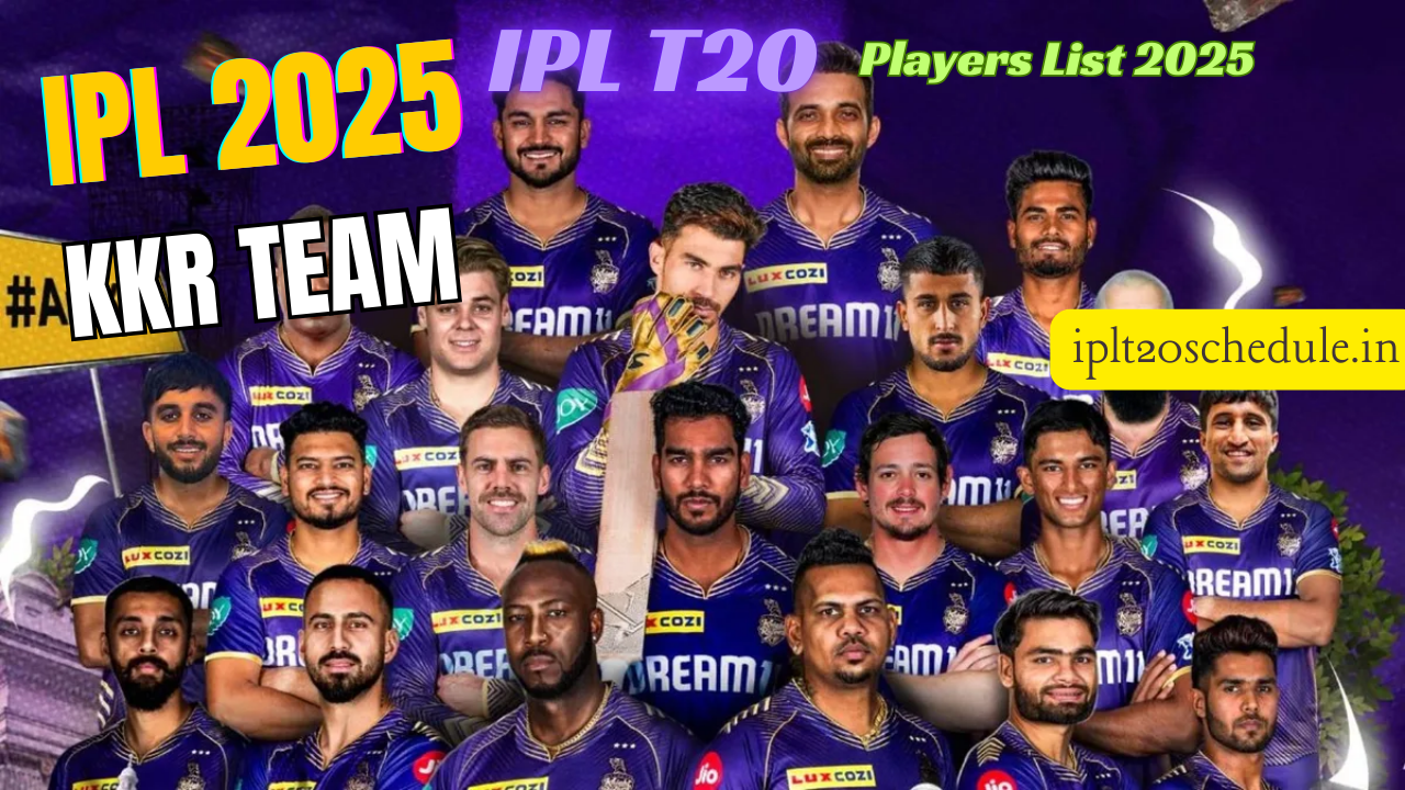 KKR IPL 2025 Players List
