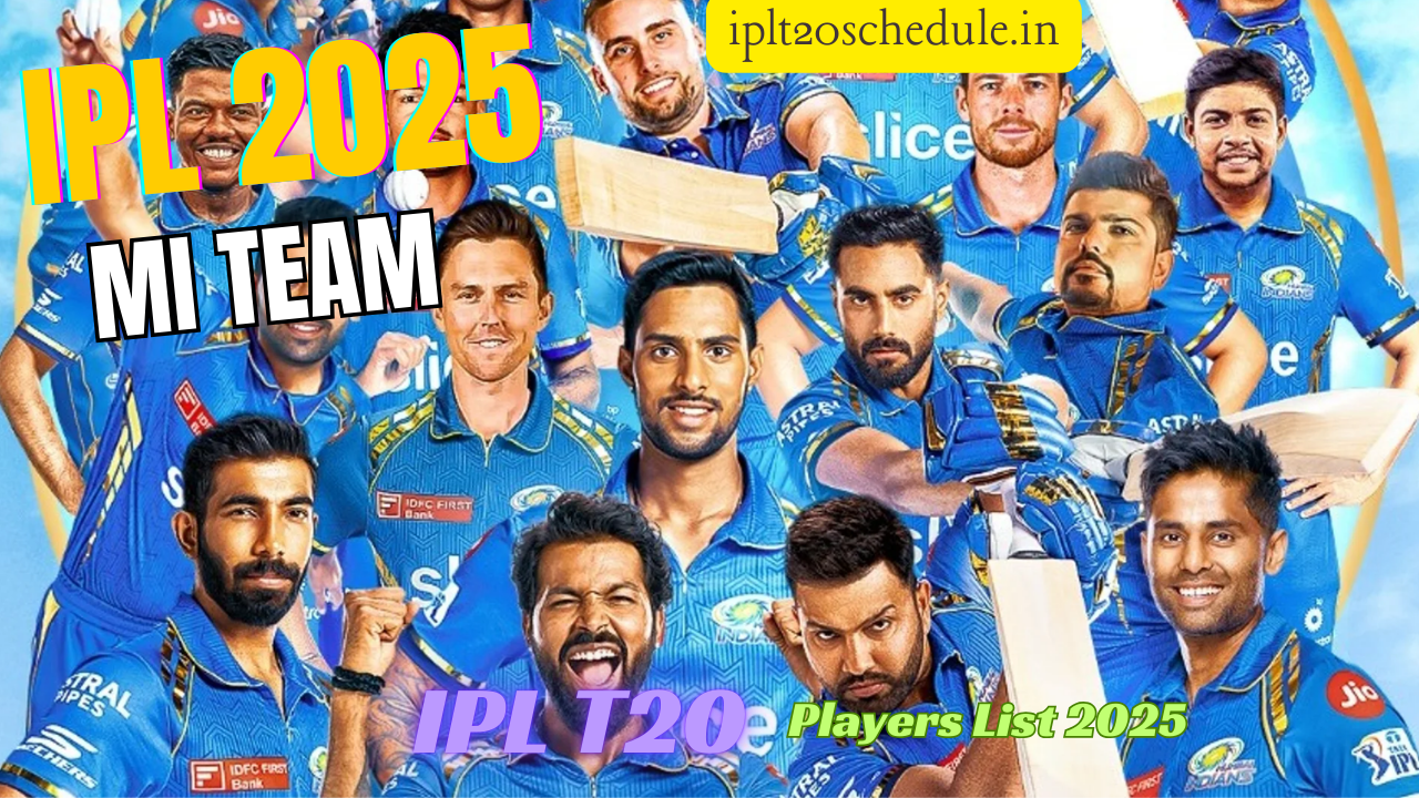 MI IPL 2025 Players List