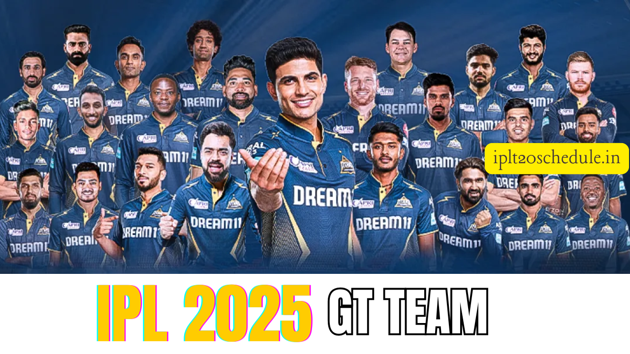 GT IPL 2025 Players List
