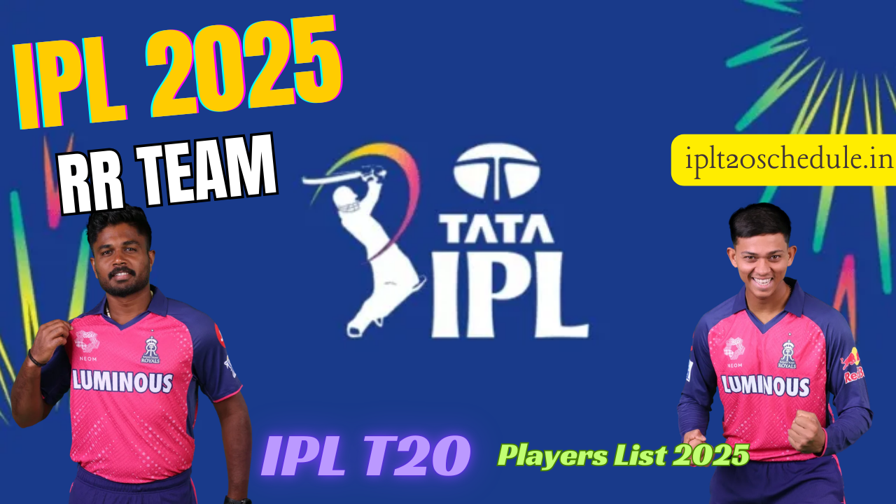 RR IPL 2025 Players List