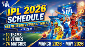IPL 2026 Schedule Full Match Dates Venues Timings TATA IPL 19 IPL 2026 Schedule Full Match Dates Venues Timings TATA IPL 19