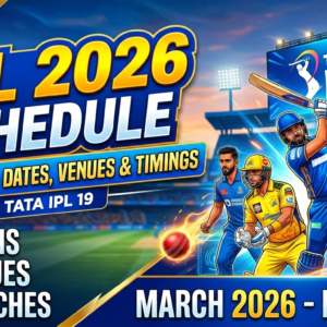 IPL 2026 Schedule Full Match Dates, Venues & Timings (TATA IPL 19)