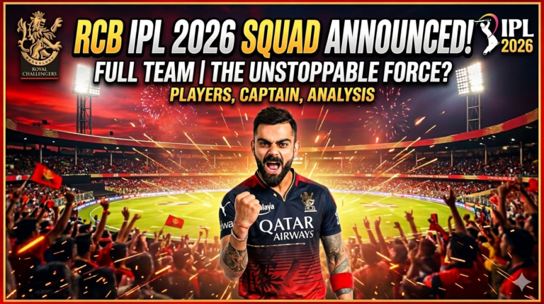 RCB IPL 2026 Squad: Retained Players, Auction Buys & Probable XI